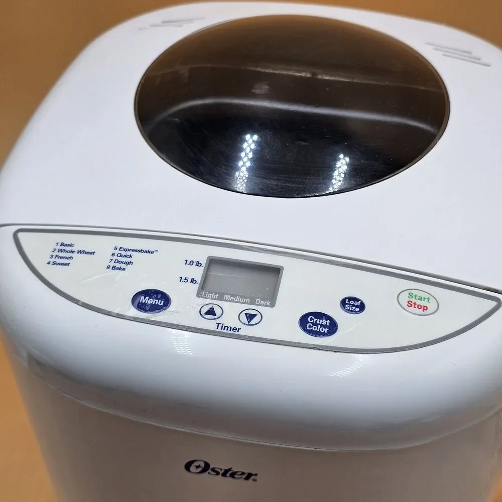 Oster 5858 Compact ExpressBake 2 lb Breadmaker White Automatic Bread Machine